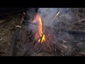 Solo camping and bushcraft in the rainy forest. [Japanese women solo camp]