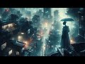 REFLECTIONS : FUTURISTIC DEEP AMBIENT MUSIC | 1 HOUR | RAINFALL NIGHT FOR RELAXATION & MEDITATION