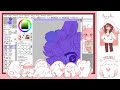 Live streaming my coloring process!