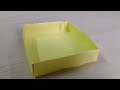 How to Make an Unopenable  Origami Box
