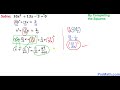 How to Solve Quadratic Equations using Three Methods - When Leading Coefficient is Not One