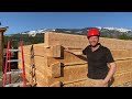 Notch Drop in Dovetail Log Construction; What is it? How much? #logtalkwithdave #logcabin #dovetail