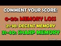 Take A Trip Down Memory Lane | SENIORS Memory Quiz!