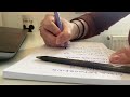 Writing & tapping ASMR with felt tip & ballpoint pen ✨ Create a plan with me! Study session 12 🤍