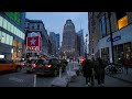 MANHATTAN Evening Walk down Broadway 4K - NEW YORK CITY