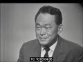 Lee Kuan Yew - When the American CIA tried to bribe him and a Singapore official Aug 1965