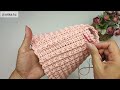 Crochet Shoulder bag with canvas Video tutorial Amazing result