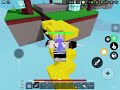 Playing bedwars (squads!)