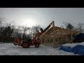 Couple Converts Barn Kit into House - Completing the Frame (#21)