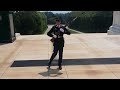 Tomb of the Unknown Soldier-Guard calls out crowd