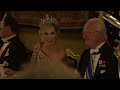 All the splendor for Dutch royals at state banquet in Stockholm