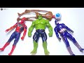 Assemble Marvel Toys Action Figure - CAPTAIN AMERICA, HULK, SPIDER-MAN vs SIREN HEAD - Avengers Toys