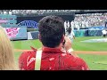 IAM TONGI sings National Anthem @MLB All Star Week HomeRun Derby