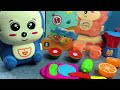 5 minutes to unbox the cute bear fruit cut game set series ASMR IComment on toys