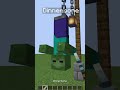 Hanging Zombie in Minecraft! #shorts #viral #minecraftshorts