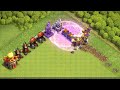 Level 1 defence building vs all troops with 320 space | clash of clans | coc