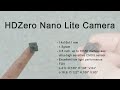 Lightest Digital FPV Solution Yet! HDZero Lite Camera + 1S VTX! (COMING SOON)