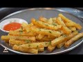 Crispy French fries with Garlic Butter ::  Potato Recipes