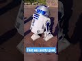 R2-D2 Telling Jokes in Galaxy’s Edge #starwars