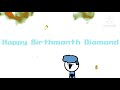 Happy Birthmonth Diamond :D