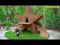 Dog rescue and build a Nice Dog House for Puppies and Craft House