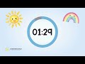 15 Minutes Countdown Timer For Kids With Calming Music | Classroom Countdown Timer | Study Timer