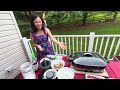 Korean Grilled Steak & Steamed Crabs Cookout Outdoor Cooking For Khmer New Year Somaly Khmer Cooking