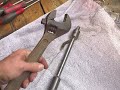 Vintage tools, vintage electric heater, perfect handle , diamond spanner haul