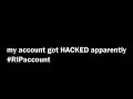 My roblox account got HACKED