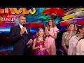 Zoé Clauzure on stage interview with Olivier Minne | Junior Eurovision 2023