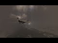 FS2020 - Cessna Citation Longitude landing at Jackson Hole airport in snow / low visibility.