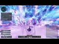 Phantasy Star Online 2 New Genesis Dark Falz Blue AOE deflected