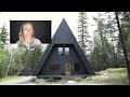 Teacher builds adorable A-frame cabin for her 1st home