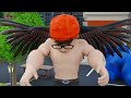 Boy Nick Transform NickHulk Hero Saves Father vs Roblox Rainbow Friends - Scary Teacher 3D Sad Story