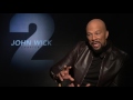 JOHN WICK 2 interviews - Keanu Reeves, Laurence Fishburne, Common - The Matrix