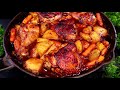 One Pan Honey Garlic Chicken & Veggies Recipe - Easy Chicken and Potatoes