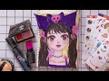 [💕ToyASMR 💕] Compilation of 3 Makeup style gril with sticker 💕