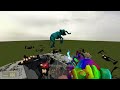 BIG HOLE SHREDDER ALL ZOONOMALY MONSTERS FAMILY SPARTAN KICKING in Garry's Mod!