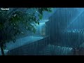 Fall Asleep Instantly with Sound Rain, Downpour & Thunder in The Night - Sleep Well in 3 Minutes