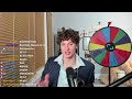 Speedrunning minecraft but I have to spin the wheel...