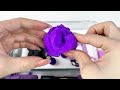 Unicon Slime Mixing With Piping Bags | Satisfying Rainbow Slime and Bunny