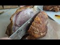 Few people cook pork knuckle like this! Recipe from Germany for super crispy pork knuckle