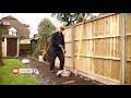 Install a Concrete Fence Post (LIKE A PRO !)