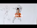 How To Draw Dynamic Pose||Volumetric Female Figure Drawing||Pencil Drawing