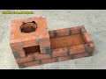 Two in one wood stove - Creative ideas from cement and brick