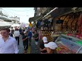 Jerusalem. Shuk Mahane Yehuda. It's incredibly hot in the City. Situation on Friday