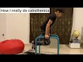 How People Think I Do calisthenics Vs How I really do calisthenics