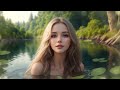 Ambient Fantasy Music Art With Beautiful Girl In Nature| 1 Hour of Serenity