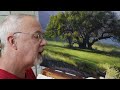 Landscape oil painting from start to finish [Tree and Clouds Demo]