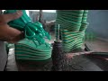 Amazing Process of Making Hawai Shoe Sheet And Hawai Slipper In Factory